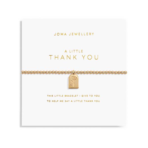 Armbnd THANK YOU Gold A Little Joma Jewellery