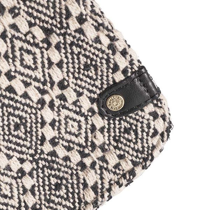 Shopper veske SUMMER SOUNDS sort mønster Depeche 