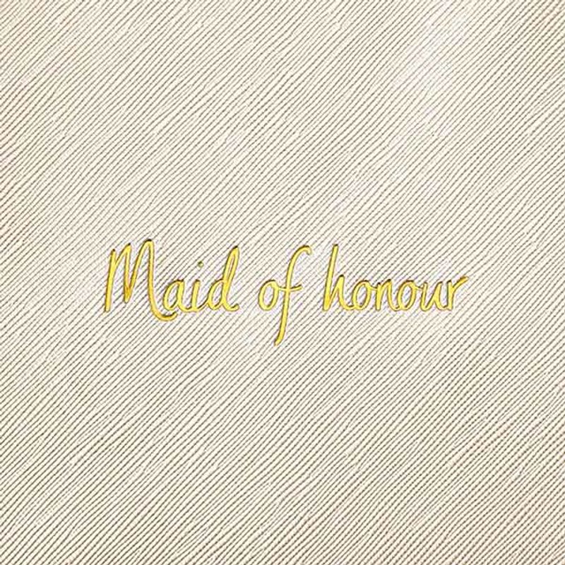 Clutch veske MAID OF HONOUR gull Katie Loxton