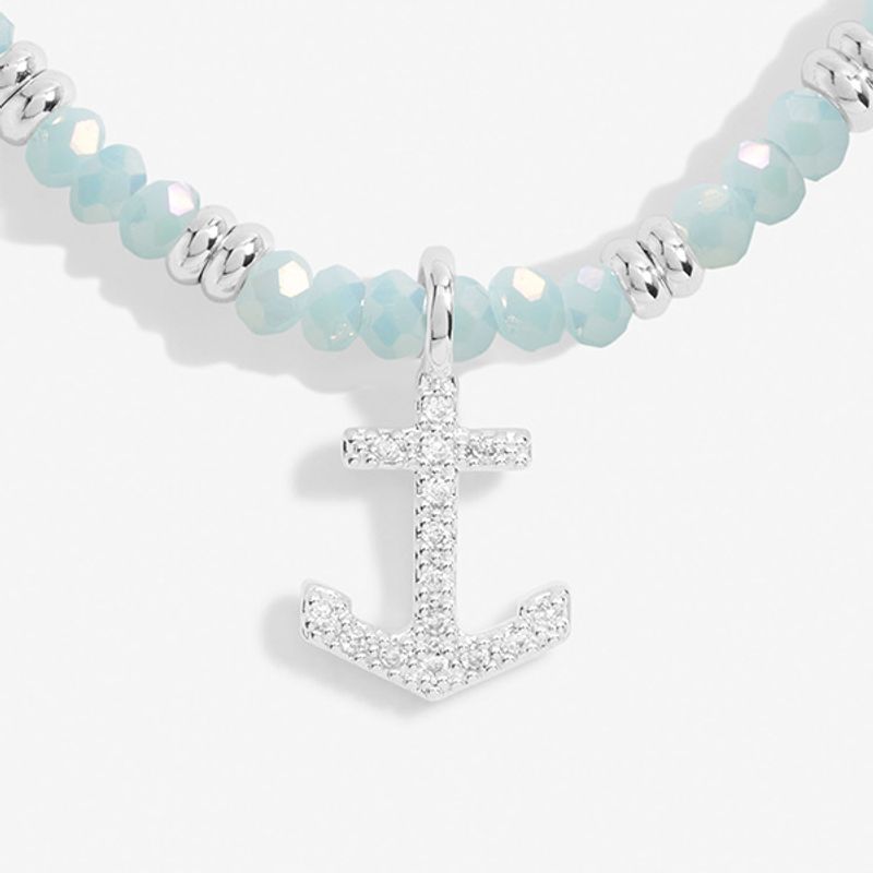 Armbånd BOHO BEADS ANCHOR blå Joma Jewellery